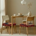 thumbnail image 3 of SEANATIVE Thanksgiving Chair Covers Set of 2 Owl Chair Seat Covers for Dining Chairs Pumpkin Dining Room Chair Slipcovers Fall Festival Party Chair Seat Decorative Cover for Armless Chairs, 3 of 7