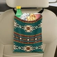 thumbnail image 5 of Yuyamidu Aztec Tribal Gemoetric Car Garbage Bag Car Accessories Universal Car Trash Bin with Adjustable Buttons Waterproof Auto Storage Bag Hanging Car Trash Bag, 5 of 7