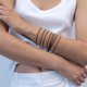 thumbnail image 5 of Pulseras de cuerdas de guitarra de 4 colores, 48 ​​unidades, de acero de 7,5 pulgadas, con espiral, calibre 15, apilables y elásticas., 5 of 6