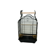 YML A5834BLK Bar Spacing Small Parrot Cage, 18 x 14", Black