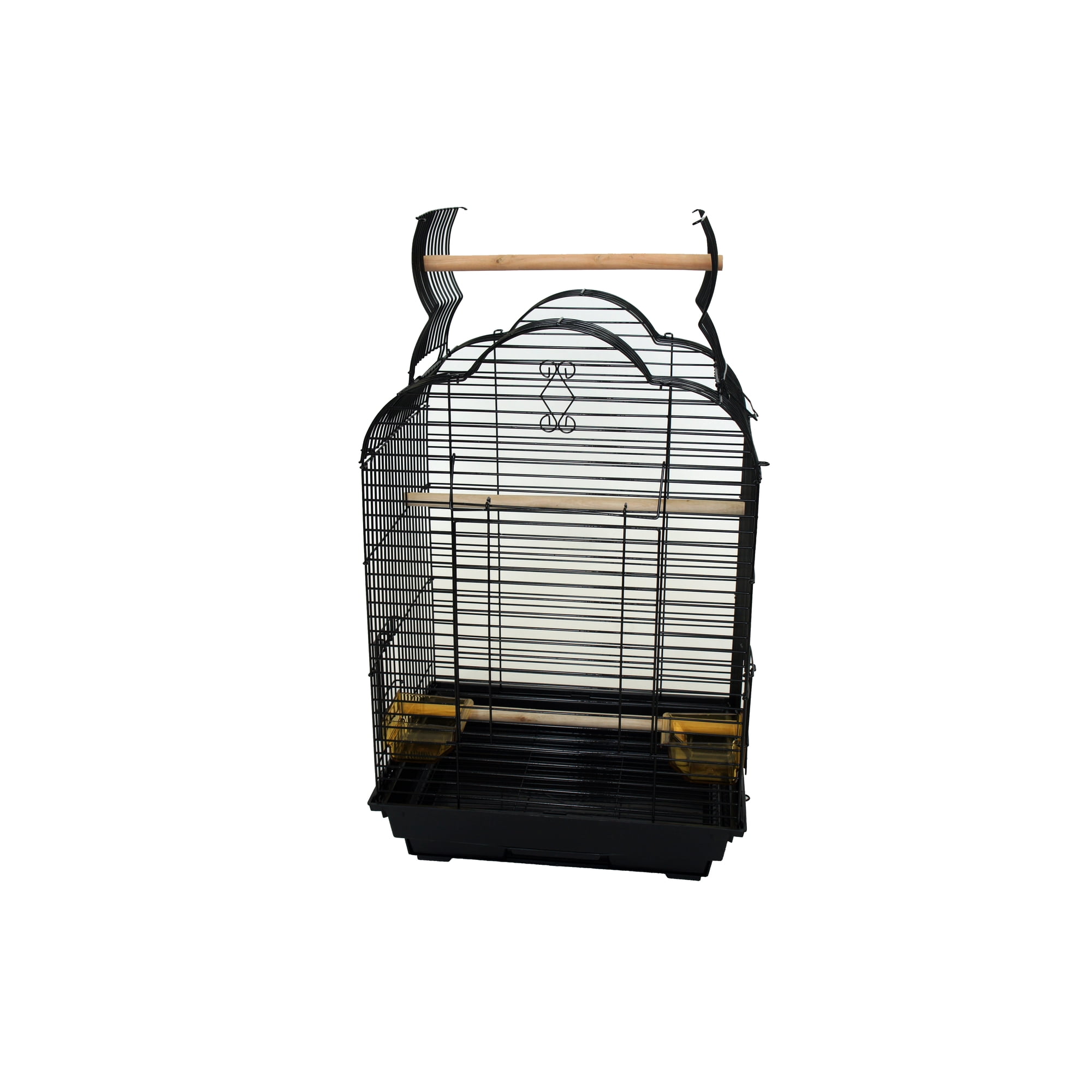 YML A5834BLK Bar Spacing Small Parrot Cage, 18 x 14", Black