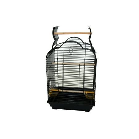 UPC: 0833775010307 | YML A5834BLK Bar Spacing Small Parrot Cage  18 x 14   Black