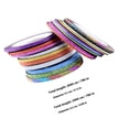 thumbnail image 2 of WRISTBIQUE 30Pcs Nail Tape Dispenser Strips Assorted Color Nail Art Accessory for Party and Festival, 2 of 8