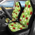 thumbnail image 3 of Pzuqiu Ladybug and Daisy Pattern Car Seat Covers 3 Pack, Car Accessories Set Polyester Easy to Install Breathable for Cars Truck most Cars, 3 of 10
