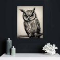 thumbnail image 4 of COMIO  Cute Owl Picture Prints on Canvas Walls Artwrok, Stretched and Framed Modern Giclee Wall Painting for Home Office Room Decoration, 4 of 4