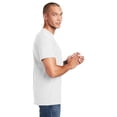 thumbnail image 3 of Gildan Classic Fit Men DryBlend T-Shirt, Short Sleeve Crewneck Tee, White, 2XL, 3 of 5