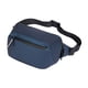 thumbnail image 2 of Bandolera impermeable de nylon para hombre | Mochila deportiva ligera de hombro | Compartimento espacioso, puerto para auriculares | Gris Azul, Negro Durable Travel Messenger de 28x15x9cm, 2 of 6