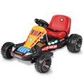 thumbnail image 1 of Costway Electric Powered Go Kart Kids Ride On Car 4 Wheel Racer Buggy Toy Outdoor Red, 1 of 8