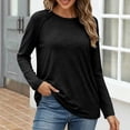 thumbnail image 5 of MexChoioe Womens Long Sleeve Tops Basic Tees Summer Outfits Early Fall Fashion Tunic Dressy Casual Blouses Trendy Sweatshirt for Women, 5 of 7