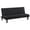 Red, variant on Fordy Futon Convertible Sofa Bed Sleeper Couch, Black Fabric, Foam, 65 Inch