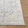 thumbnail image 2 of Hauteloom Cinzia Living Room, Bedroom Machine Washable Area Rug - Traditional - Silver Gray, Ivory, Charcoal - 5'3" x 7', 2 of 7