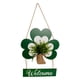 thumbnail image 2 of Decoraciones para el Día de San Patricio, Accesorios para el Día de San Patricio, Regalos para el Día de San Patricio, Placas de bienvenida con tréboles de madera para el Día de San Patricio, Letrero, 2 of 8