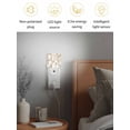 thumbnail image 4 of Night Lights Auto Sensor Abstract Art Oil Painting Plug-in LED Nightlights Lamp Dusk to Dawn for Living Room, Bedroom, Bathroom, Hallway, Stairways Home Wall Decor, Beige Night Light, 4 of 9