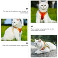 thumbnail image 5 of KAKOWELY Chaleco para cachorros, correa para gatos, transpirable, reflectante, para mascotas, 5 of 5