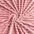 thumbnail image 5 of ROSEKIND Lightweight Breathable 300GSM 3D Striped Flannel Throw Blanket, for Sofa Couch Bed,60x80inch, 5 of 5