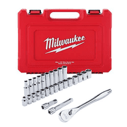 Milwaukee 48-22-9510 28 pc. 1/2 Socket Wrench Set (Metric)