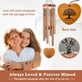 thumbnail image 2 of Sympathy Gifts For Loss Of Loved One  Memorial Wind Chimes Funeral Bereavement Baskets Windchimes In Memory A Mom Dad Husband Brother - Golden, 2 of 6