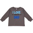 thumbnail image 3 of Inktastic I Love My Dad Fathers Day Boys or Girls Long Sleeve Toddler T-Shirt, 3 of 5