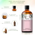 thumbnail image 4 of PHATOIL Thyme Essential Oils for Skin and Body, Thyme Oil for Candle Making, Diffuser, Massage, 3.38 Fl Oz, 4 of 7