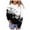 Blanc, variante sur Robe Chandail Tunique Femme Femme Chandail à Capuchon Décontracté Chandails pour Femmes Légers Chandails à Capuchon pour Femmes Chandails à Capuchon à Fermeture Éclair Chandail à Capuchon à Manches Longues à Imprimé Patchwork pour Femme Décontracté Blou Noir m