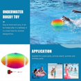 thumbnail image 4 of Underwater Rugby Toy Bright Color Pool Ball Toy Children Swimming Ball Toy Summer Beach Toy, 4 of 4