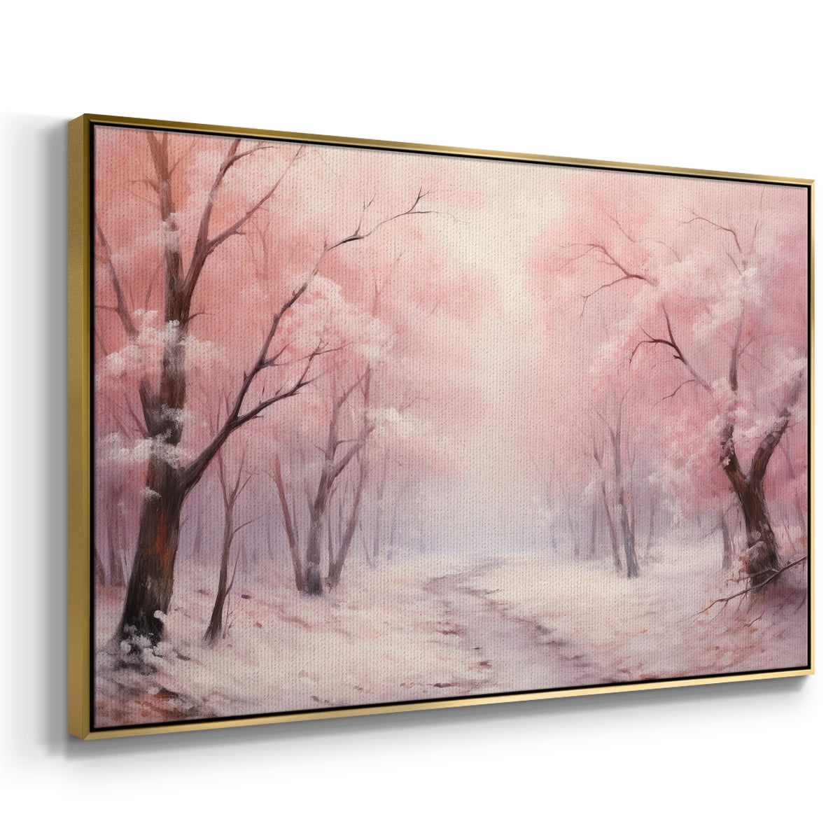 Vintage Landscape-CXCVI By Wexford Home Framed in Gold Wood Gallery Wrapped Canvas 17 in. x 25 in.