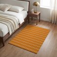 thumbnail image 3 of Entryway Rug 2'x3', Geometric Stripes Orange Kitchen Runner Rugs Non-Slip Carpet Mats, Polka Dots Abstract Retro Bedside Rugs Runners Washable Floor Carpet for Bathroom Laundry Room, 3 of 7