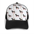 thumbnail image 3 of Yiaed Dachshund Dog Print Baseball Cap Dad Hat Polo Style Plain Blank Adjustable Size, 3 of 5