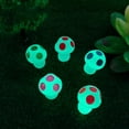 thumbnail image 4 of Escultura en miniatura de resina rosa que brilla en la oscuridad, 10 piezas, con 5 puntos de luz, para decoración del hogar., 4 of 8