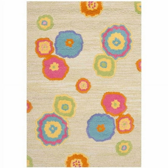 SAFAVIEH Kids Alene Floral Area Rug, Light Green/Multi, 8' x 10'