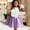 Purple, variant on ITSAME Girls Dress, Ruffle Sleeveless Fashion Flower Cinched Waist Kids Wedding Party Pageant Dress Purple 7-8T