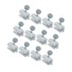 thumbnail image 5 of 12 Uds cerradura de ventana herrajes para puertas ventana de vidrio cerradura de ventana de Metal multiusos cerraduras de puerta de seguridad para dor un solo agujero, 5 of 8