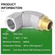thumbnail image 2 of Manguera de combustible giratoria 360 conector giratorio para boquilla de combustible giratorio 1 pulgada Afortunado Sencillez, 2 of 5
