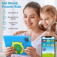 thumbnail image 2 of BESTSKI 10-Inch Kids Learning Tablet, Android 12, IPS Screen, Quad-Core, 2GB+32GB, Wi-Fi, Shockproof Case, Blue, 2 of 7