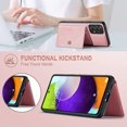 thumbnail image 2 of Case for Samsung Galaxy A53 5G, Detachable Magnetic Wallet Credit Card Slot Kickstand Cover Support Wireless Charging Compatible with Samsung Galaxy A53 5G (Pink), 2 of 9