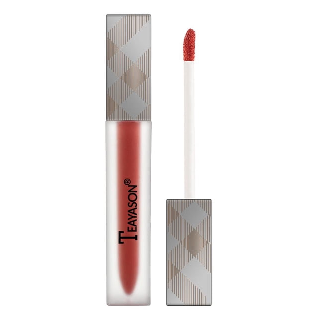 Lápiz Labial Líquido Zulema Hidratante Mate 12 Tinte Labial Resistente al Agua