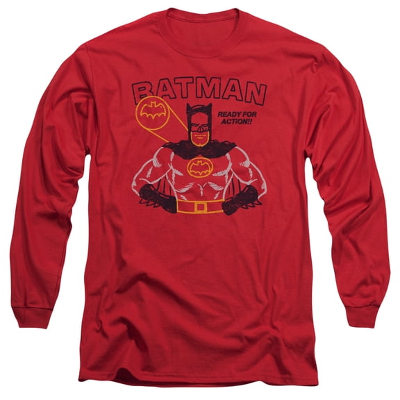 Batman - Ready For Action - Long Sleeve Shirt - Large