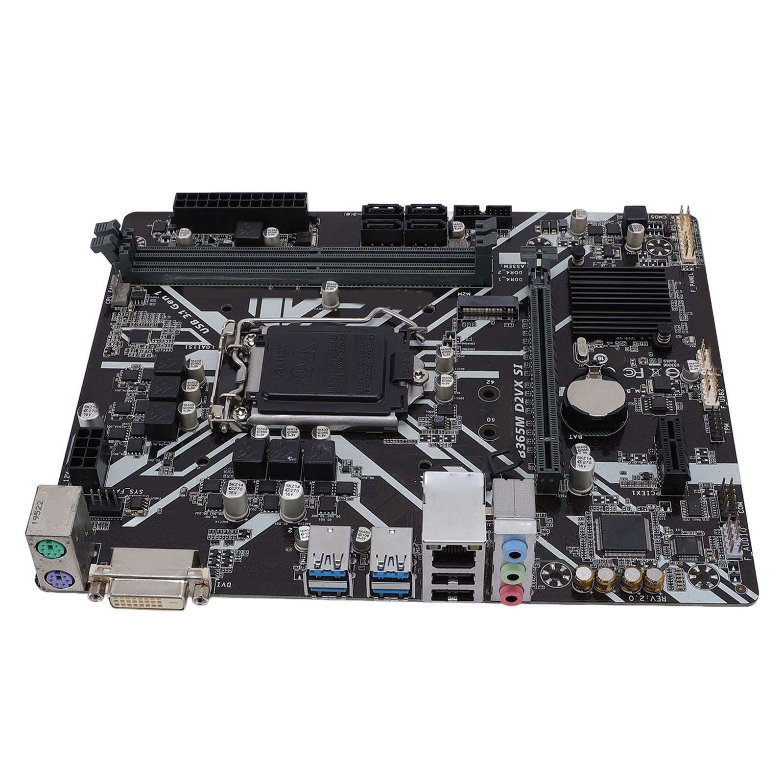 Desktop Computer Motherboard, Motherboard 4xSerial ATA III 1xM.2 Slot for Gaming