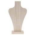thumbnail image 2 of 6pcs Unpainted Wooden Necklace Display Chain Jewelry Holder Store Countertop jinwen estante de exhibición de la joyería, 2 of 8