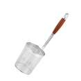 thumbnail image 1 of Cesta coladora de fideos, colador de alimentos, colador de malla para alimentos, cesta para freír para fideos, albóndigas, hornear, restaurante, 12 cm de diámetro, 1 of 8