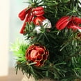 thumbnail image 5 of Mini Christmas Tree Decoration 20cm Desk Top Decorated With Balls & Baubles Ornaments Decorations, 5 of 6