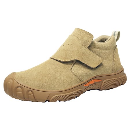 

Safety Shoes Men Steel Toe Cap Trainers Lightweight Breathable Comfortable Work Trainers Non-Slip Puncture Proof