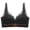 Black, variant on IROINNID Push-Up Bras For Women Solid Breathable No Steel Ring Sexy Lace Gathering Adjustment Lift Underwear