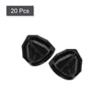 thumbnail image 3 of Uxcell 23x23mm Plastic Wire Cube Connectors, Grid Buckle Clip Black 20Pack, 3 of 5