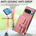 thumbnail image 4 of for Google Pixel 9 Pro XL Wallet Case, Crossbody Purse with Card Holder for Women, Zipper PU Leather Carrying Cover Gift with Shoulder Strap Kickstand Anti-drop for Google Pixel 9 Pro XL - Pink, 4 of 12