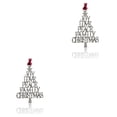 thumbnail image 3 of Billuyoard Christmas Tree Joyful Pendant Office Nightclub Decoration Rope Ornament Apartment New Small with Wall Year Xmas Hanging Type6 NO6, 3 of 6