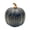 Black, variant on QLUEWX Fall Home Decor, Halloween LED Glitter Striped Pumpkin Light, Coffee Glass Pumpkin Tabletop Lamp Mantel Shelf Indoor Thanksgiving Party Holiday Ambient Decoration