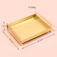 thumbnail image 4 of Wrought Iron Serving Tray Organizer Table for Wedding Storage Tray Bathroom Decoration, 4 of 8