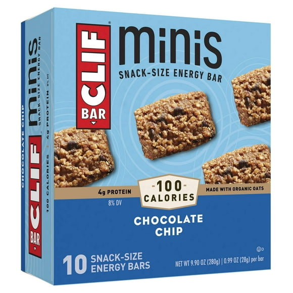 Clif Bar Minis Chocolate Chip Energy Bars, 28g bar