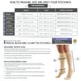 thumbnail image 2 of Truform Stockings, Knee High, Closed Toe, Dot Top: 20-30 mmHg, Beige, X-Large, 2 of 5